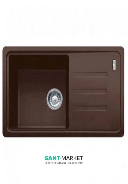 Мийка для кухні Adamant Slim 620х435 мм штучний граніт коричневий 4824296101405
