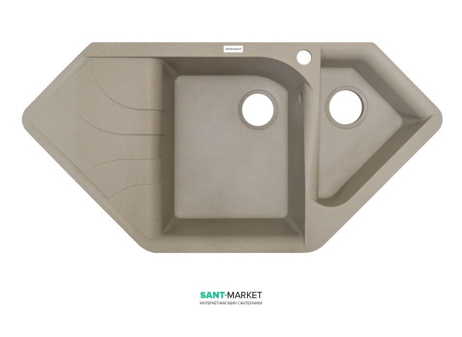 Мойка для кухни Adamant Spirit 1000х500 мм искусственный гранит сахара 4824296101302