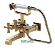 Смеситель для ванной TOTO Classic настенный с душевой лейкой двухвентильный золото DM207ACF#PG