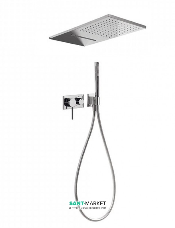 Душова система прихованого монтажу Tres 3V хром 21027301