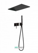 Душевая система скрытого монтажа Tres 3V черный матовый 21027301NM