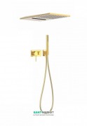 Душевая система скрытого монтажа Tres 3V золото 21027301OR