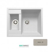 Мойка для кухни Adamant Duplex 615х500 мм искусственный гранит сахара 4824296101602