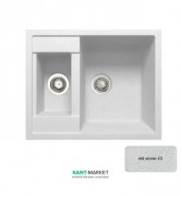Мийка для кухні Adamant Duplex 615х500 мм штучний граніт old stone 4824296101610