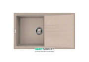 Мийка для кухні Adamant Novak 860х500 мм штучний граніт сахара 4824296102002