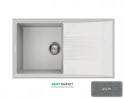 Мийка для кухні Adamant Novak 860х500 мм штучний граніт сірий 4824296102004
