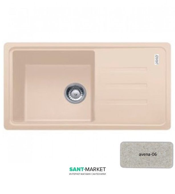 Мойка для кухни Adamant Slim Long 780х435 мм искусственный гранит авена 4824296101706