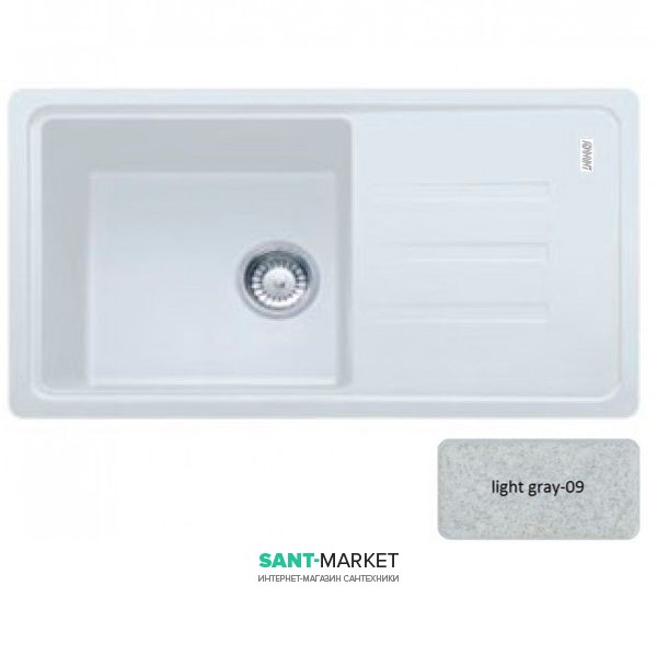 Мойка для кухни Adamant Slim Long 780х435 мм искусственный гранит old stone 4824296101710