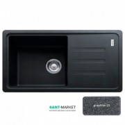 Мийка для кухні Adamant Slim Long 780х435 мм штучний граніт графіт 4824296101713