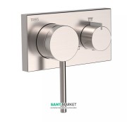 Змішувач для душу вбудований Tres 3V одноважільний латунь сталь 21027399AC