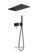 Душевая система скрытого монтажа Tres 3V черный матовый 21027301NM