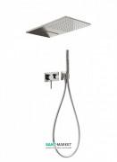 Душевая система скрытого монтажа Tres 3V сталь 21027301AC