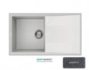 Мойка для кухни Adamant Novak 860х500 мм искусственный гранит графит 4824296102013