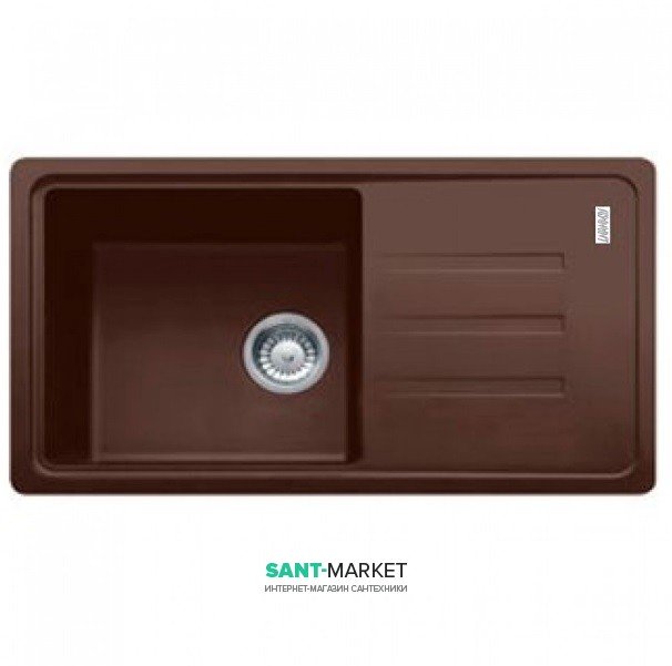 Мойка для кухни Adamant Slim Long 780х435 мм искусственный гранит коричневый 4824296101705