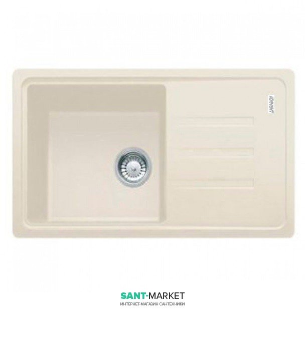 Мийка для кухні Adamant Slim Long 780х435 мм штучний граніт ivory 4824296101708