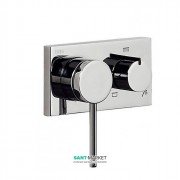 Змішувач для душу вбудований Tres 3V одноважільний латунь хром 21027399