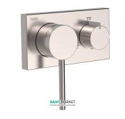 Змішувач для душу вбудований Tres 3V одноважільний латунь сталь 21027399AC