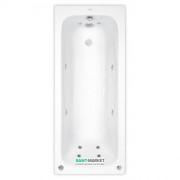 Ванна гидромассажная акриловая прямоугольная PoolSpa Klio 170х70 система Economy 1 белый PHPA410SO1C0000