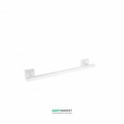 Держатель для полотенец Tres Cuadro Tres 40 см настенный металл белый матовый 10763601BM