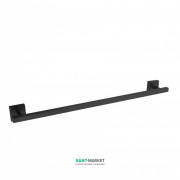 Держатель для полотенец Tres Cuadro Tres 60 см настенный металл черный матовый 10763603NM