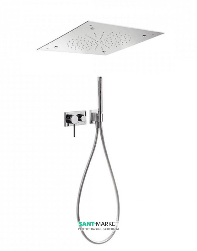Душевая система скрытого монтажа Tres 3V хром 21027302