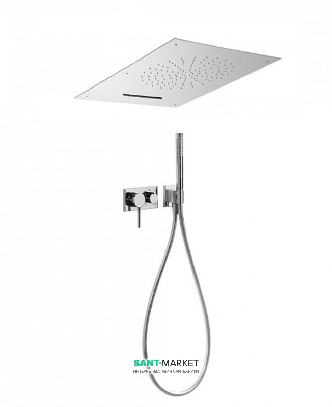 Душевая система скрытого монтажа Tres 3V хром 21027303
