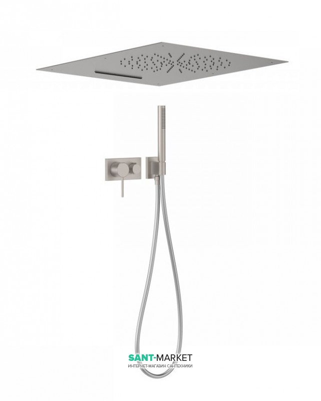 Душова система прихованого монтажу Tres 3V сталь 21027303AC