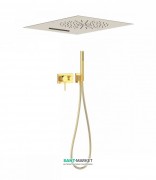 Душевая система скрытого монтажа Tres 3V золото 21027303OR