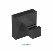 Крючок для ванной Tres Cuadro Tres одинарный черный матовый 10763620NM