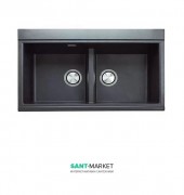 Мийка для кухні Adamant Similar 860х510 мм штучний граніт сірий 4824296102204