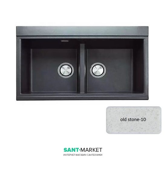 Мойка для кухни Adamant Similar 860х510 мм искусственный гранит old stone 4824296102210