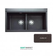 Мойка для кухни Adamant Similar 860х510 мм искусственный гранит mokko 4824296102212