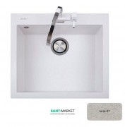 Мойка для кухни Adamant Univer 560х500 мм искусственный гранит терра 4824296102107