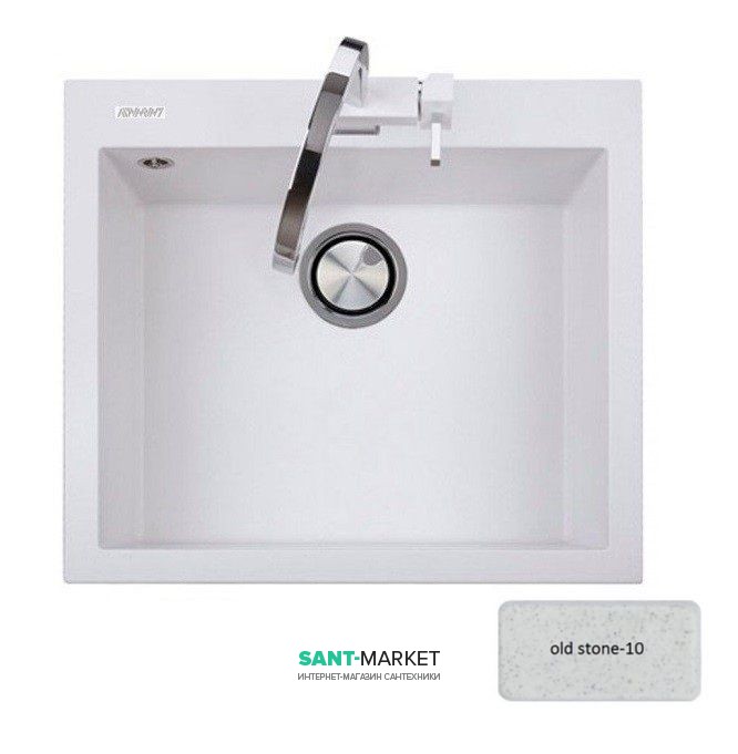Мойка для кухни Adamant Univer 560х500 мм искусственный гранит old stone 4824296102110