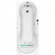 Ванна гидромассажная акриловая прямоугольная PoolSpa Muza 150х75 система Smart 1 белый PHPH210ST1C0000