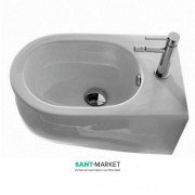 Біде Cielo Smile підвісне з отвором під змішувач білий SMBSNW