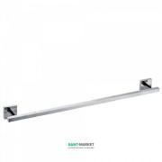 Тримач для рушників Tres Cuadro Tres 60 см настінний метал хром 10763603