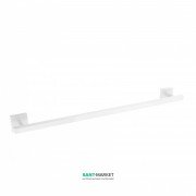 Держатель для полотенец Tres Cuadro Tres 60 см настенный металл белый матовый 10763603BM