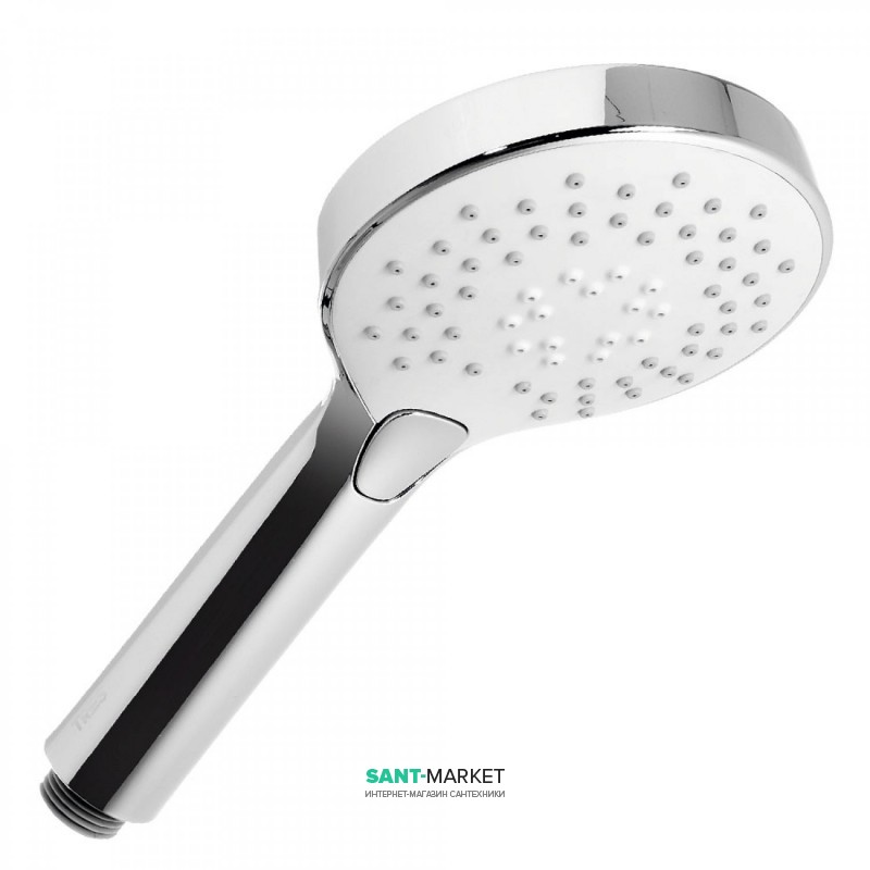 Душова лійка Tres Ø110 мм з гідромасажем 3 типи струменя білий/хром 29974905