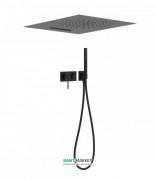 Душевая система скрытого монтажа Tres 3V черный матовый 21027303NM