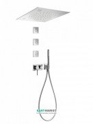 Душевая система скрытого монтажа Tres 3V с тремя боковыми форсунками хром 21027308