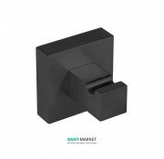 Крючок для ванной Tres Cuadro Tres одинарный черный матовый 10763620NM