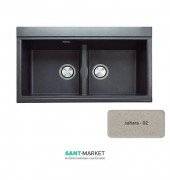 Мойка для кухни Adamant Similar 860х510 мм искусственный гранит сахара 4824296102202