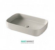 Раковина для ванної Cielo Shui Comfort накладна прямокутна білий SHCOLAR60-MU