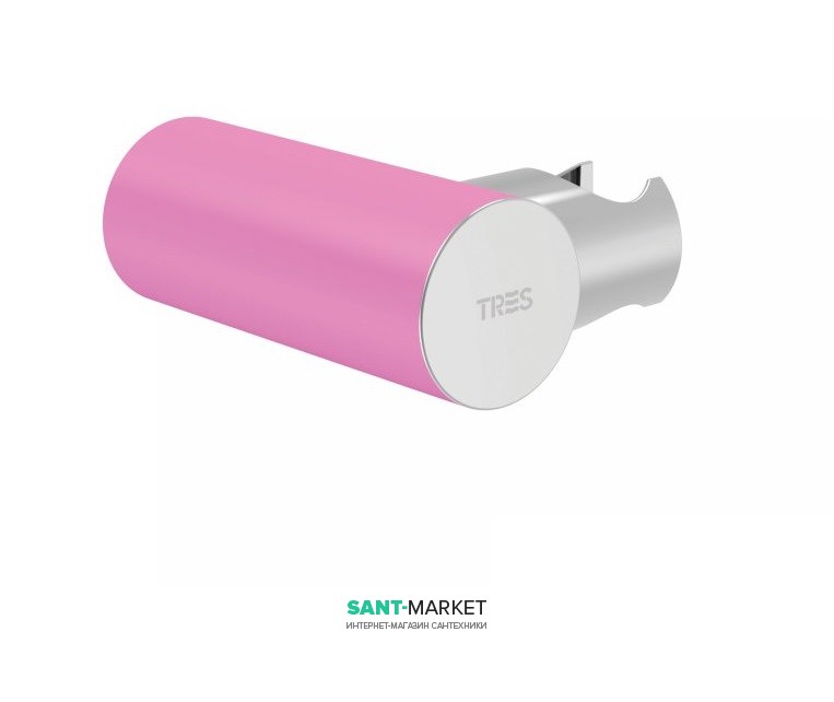 Держатель для душа Tres Loft colors регулируемый латунь фуксия/хром 06183901FU
