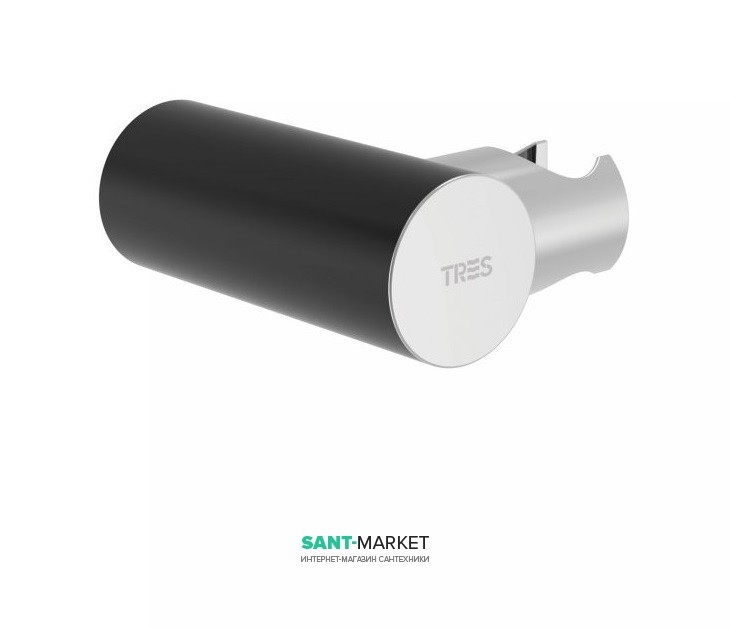 Держатель для душа Tres Loft colors регулируемый латунь черный/хром 06183901NE
