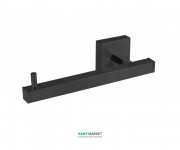 Держатель для туалетной бумаги Tres Cuadro Tres настенный черный матовый 10763606NM