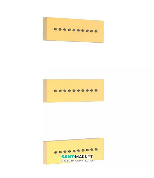 Гідромасажні форсунки Tres Showers з антіізвестковим покриттям латунь золото 29951504OR