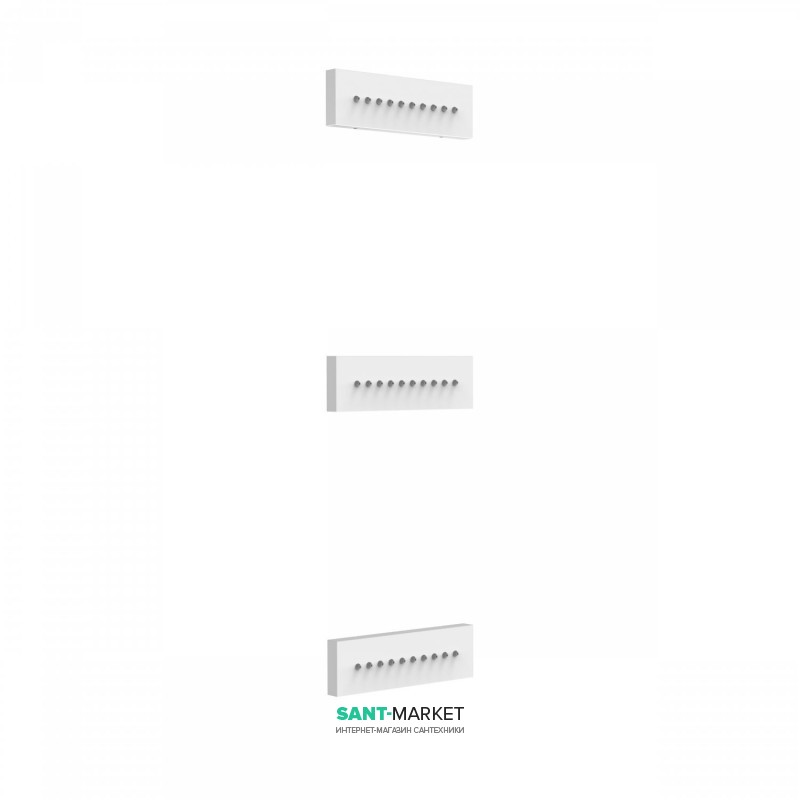 Гідромасажні форсунки Tres Showers з антивапняним покриттям латунь білий матовий 29951505BM