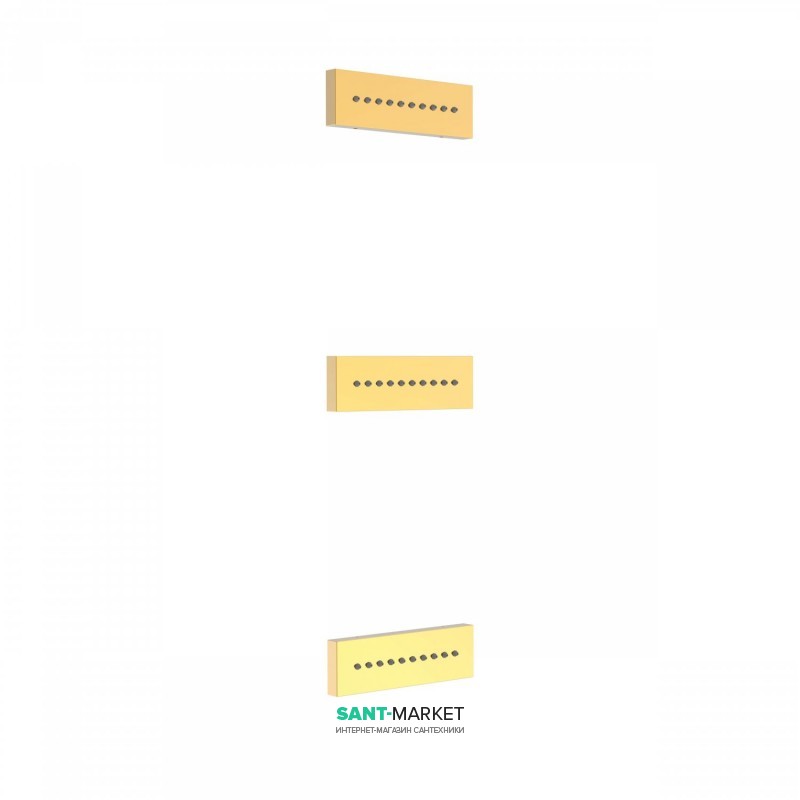 Гидромассажные форсунки Tres Showers с антиизвестковым покрытием золото 29951505OR